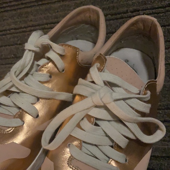 Free People Rose Gold Sneakers - Picture 8 of 10